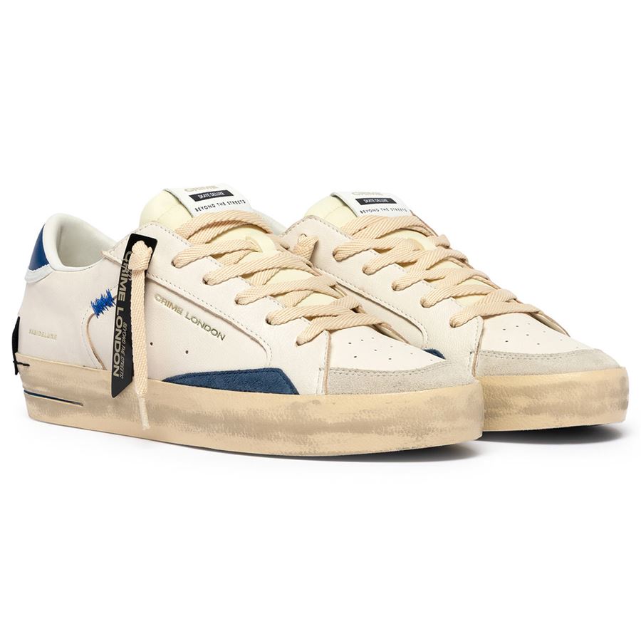 SK8 Deluxe nautical blu sneakers da uomo Crime London | 19107PP814